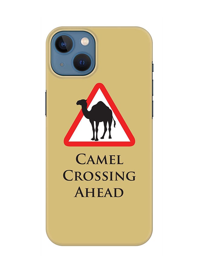 Stylizedd Case for Apple iPhone 14 Plus Case Slim Snap Classic Series Mobile Cover Hard PC Shield Matte Finish Print - Camel Crossing 
