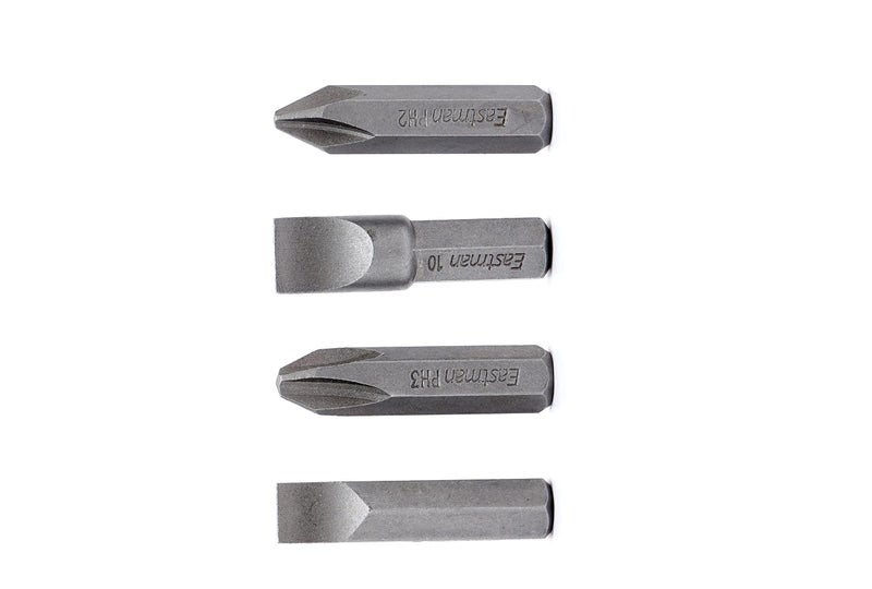 Eastman Bit For Impact Driver Bit Set Pack Of 4 Pcs Screwdriver Hex Bit in Sand Finish, Material Chrome Vanadium Steel Screw Driver Bits Heavy Duty Hand Tools Sets Professional Use (EID-5001) - Image 4