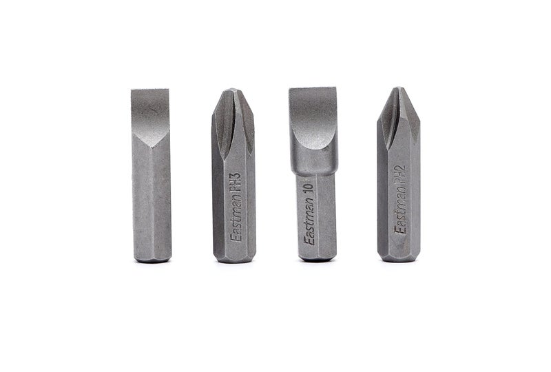 Eastman Bit For Impact Driver Bit Set Pack Of 4 Pcs Screwdriver Hex Bit in Sand Finish, Material Chrome Vanadium Steel Screw Driver Bits Heavy Duty Hand Tools Sets Professional Use (EID-5001) - Image 1