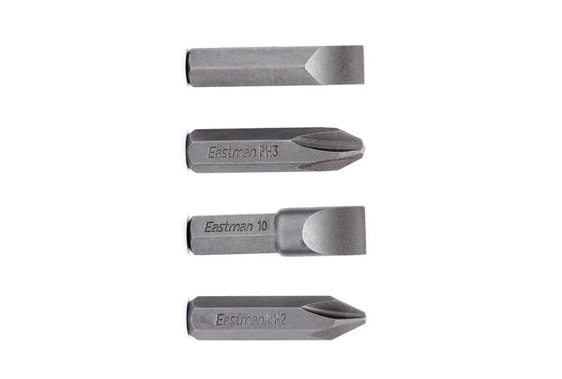 Eastman Bit For Impact Driver Bit Set Pack Of 4 Pcs Screwdriver Hex Bit in Sand Finish, Material Chrome Vanadium Steel Screw Driver Bits Heavy Duty Hand Tools Sets Professional Use (EID-5001) - Image 2