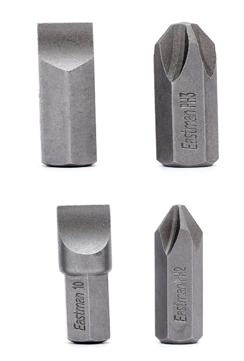 Eastman Bit For Impact Driver Bit Set Pack Of 4 Pcs Screwdriver Hex Bit in Sand Finish, Material Chrome Vanadium Steel Screw Driver Bits Heavy Duty Hand Tools Sets Professional Use (EID-5001) - Image 3