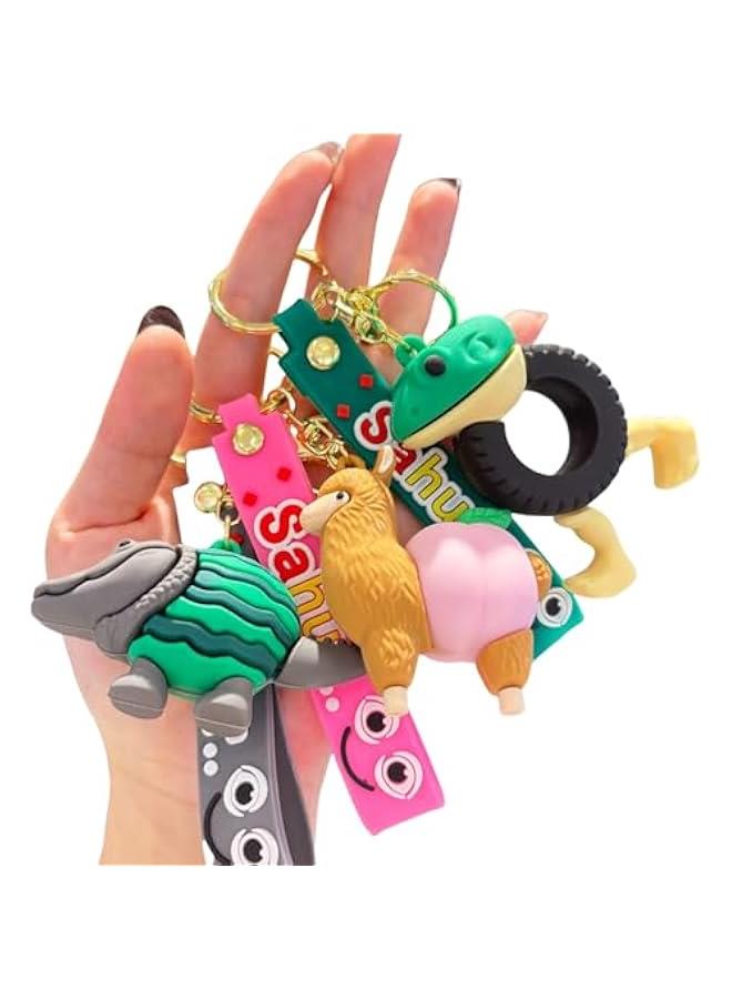 Tralalero Tralala Keychain, Funny Italian Brainrot Meme Shark FigurineKeychain, Cute Key chain For Backpack