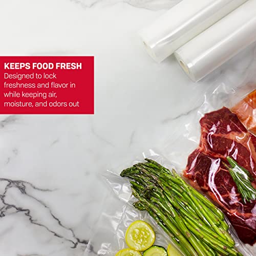 Nesco VS-07V Vacuum Sealer Bag Variety Pack, Bag/Roll Combo, Clear - Image 3