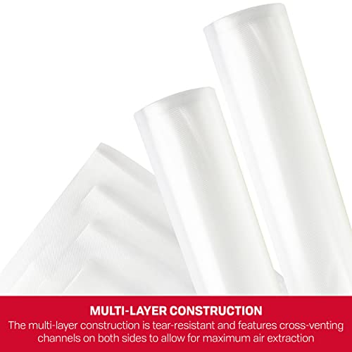 Nesco VS-07V Vacuum Sealer Bag Variety Pack, Bag/Roll Combo, Clear - Image 5