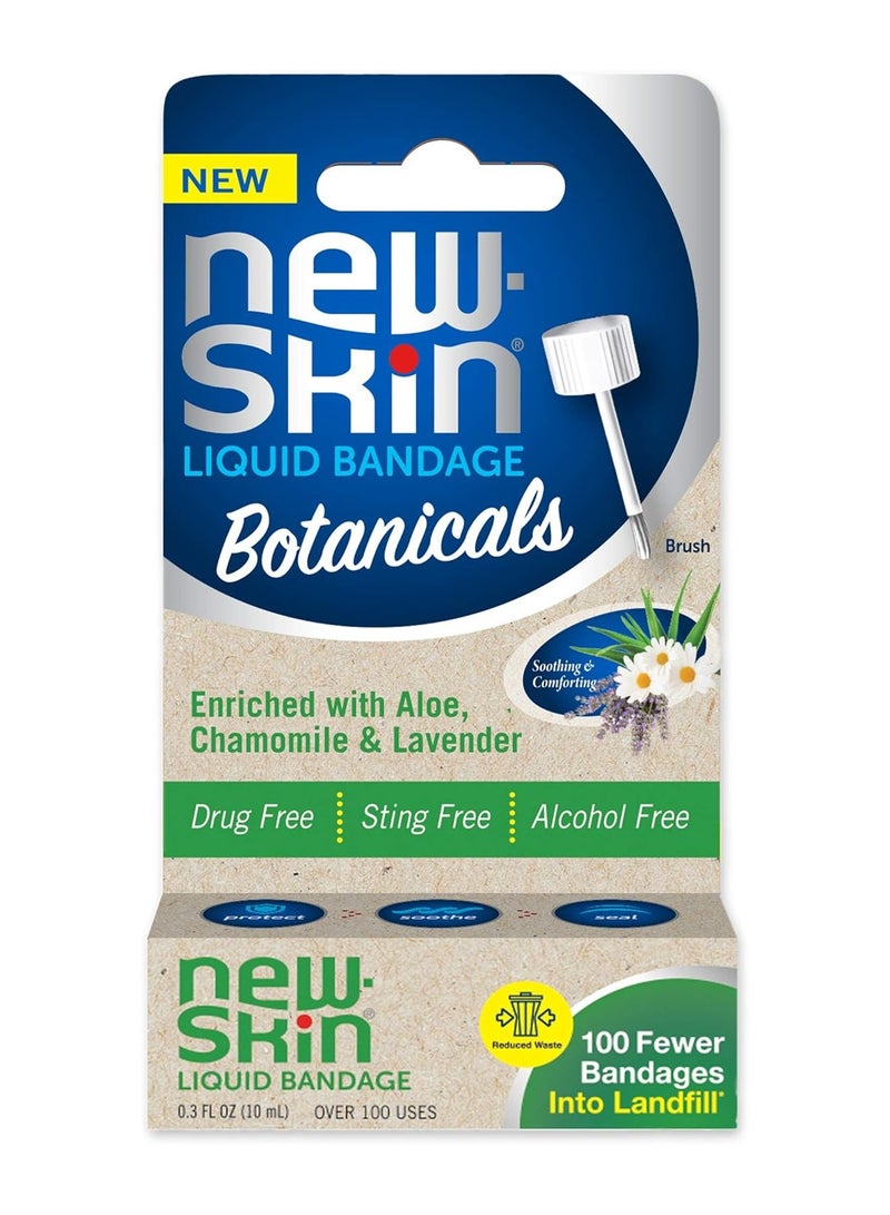 New-Skin NEW-SKIN Botanicals Liquid Bandage for Minor Cuts and Scrapes, 0.3 Ounce 