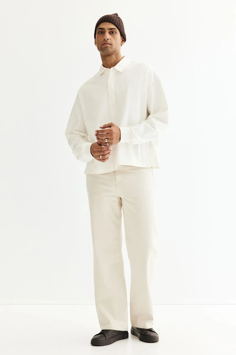 H&M Loose Fit Cotton polo shirt