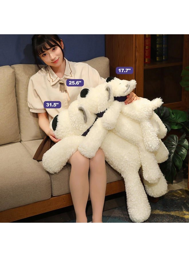 PEACH CAT West Highland White Terrier Dog Plush Pillow Cute Weighted Puppy Stuffed Animals Soft Plushies Toy Gifts for Kids 19.7" - Image 2