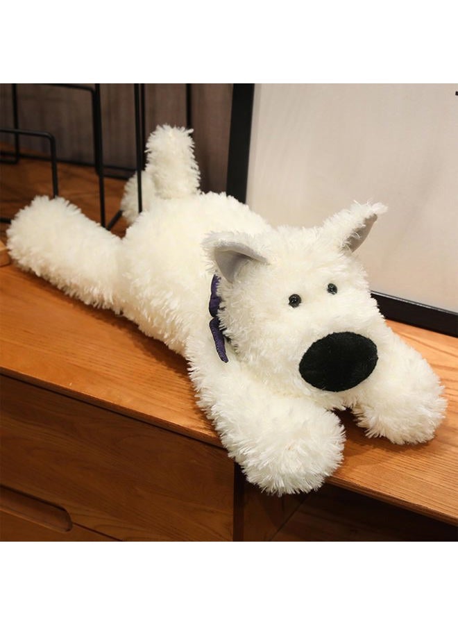 PEACH CAT West Highland White Terrier Dog Plush Pillow Cute Weighted Puppy Stuffed Animals Soft Plushies Toy Gifts for Kids 19.7" - Image 1