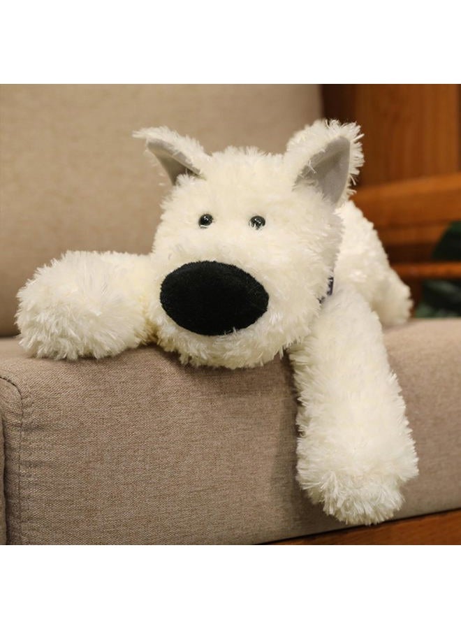 PEACH CAT West Highland White Terrier Dog Plush Pillow Cute Weighted Puppy Stuffed Animals Soft Plushies Toy Gifts for Kids 19.7" - Image 3
