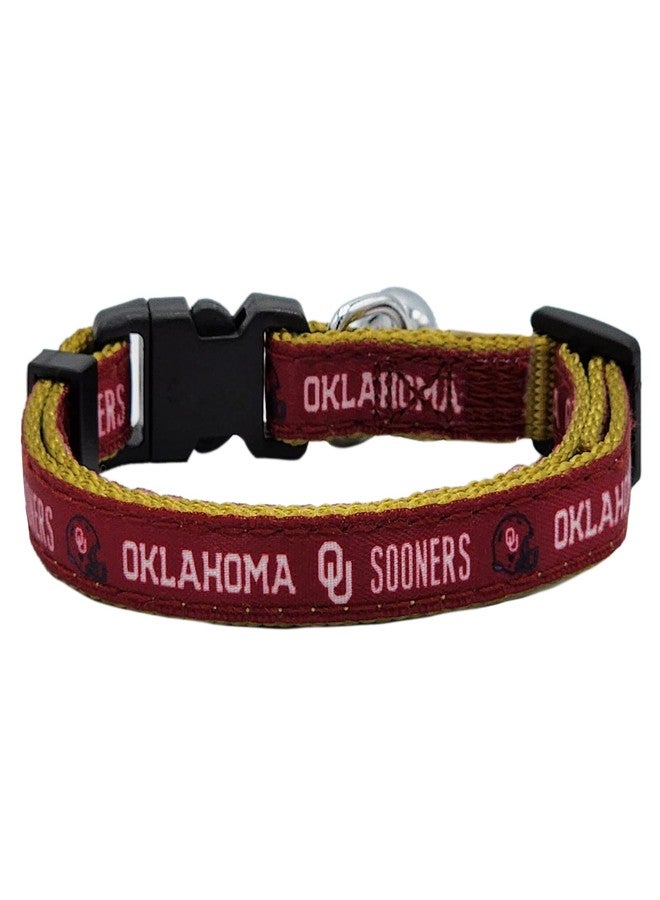 Pets First Collegiate Pet Accessories, Cat Collar, Oklahoma Sooners, One Size - Image 2