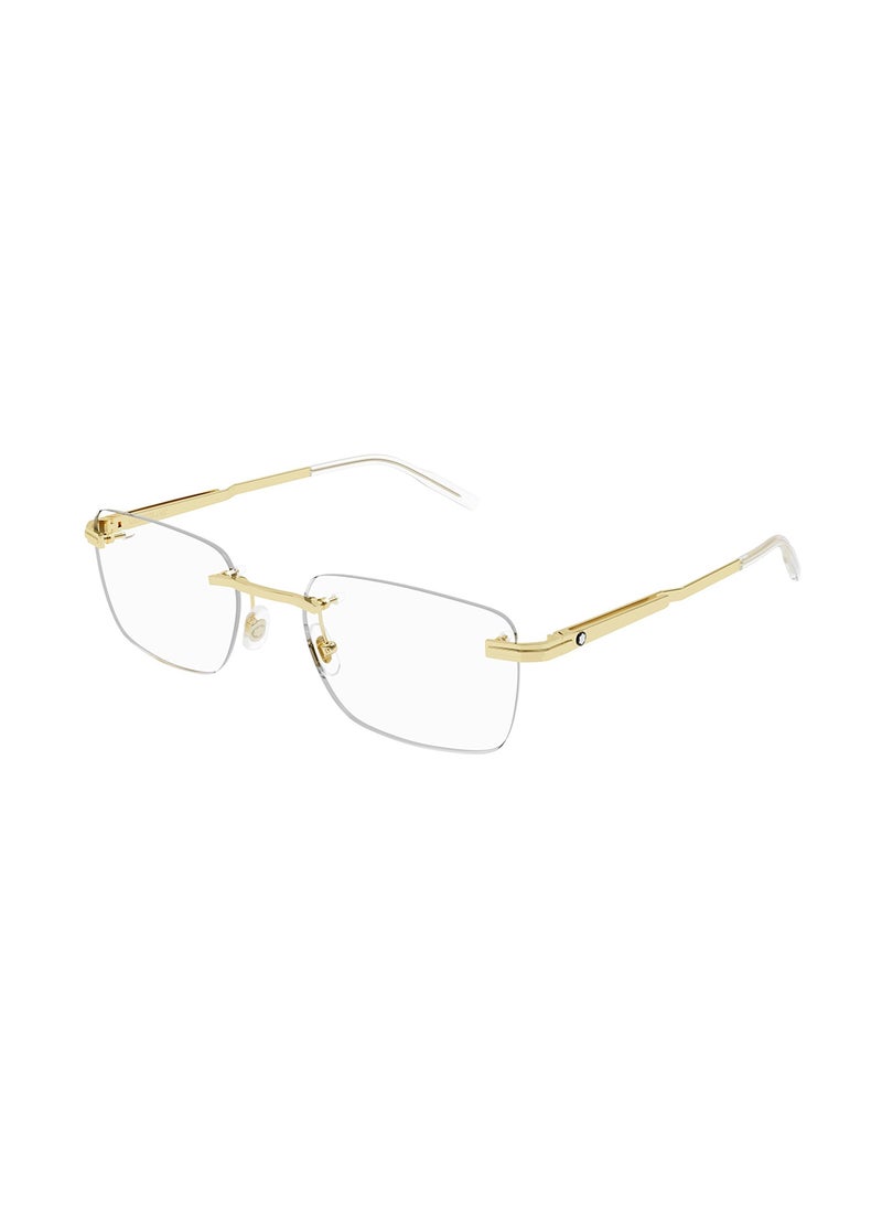 MONTBLANC Men's Rectangle Eyeglass Frame - MB0279O 002 54 - Lens Size: 54 Mm  - Image 1