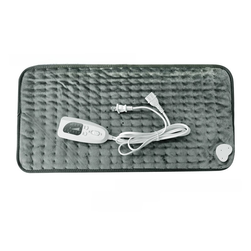 Electric Heating Pad for Therapeutic Warmth 60*30cm dark gray 