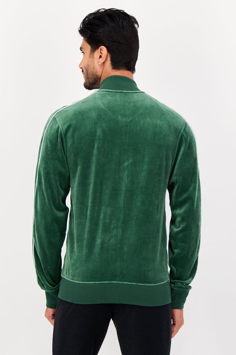 Nike جاكيت رياضي للرجال بأكمام طويلة مناسب للخارج، أخضر - Image 3