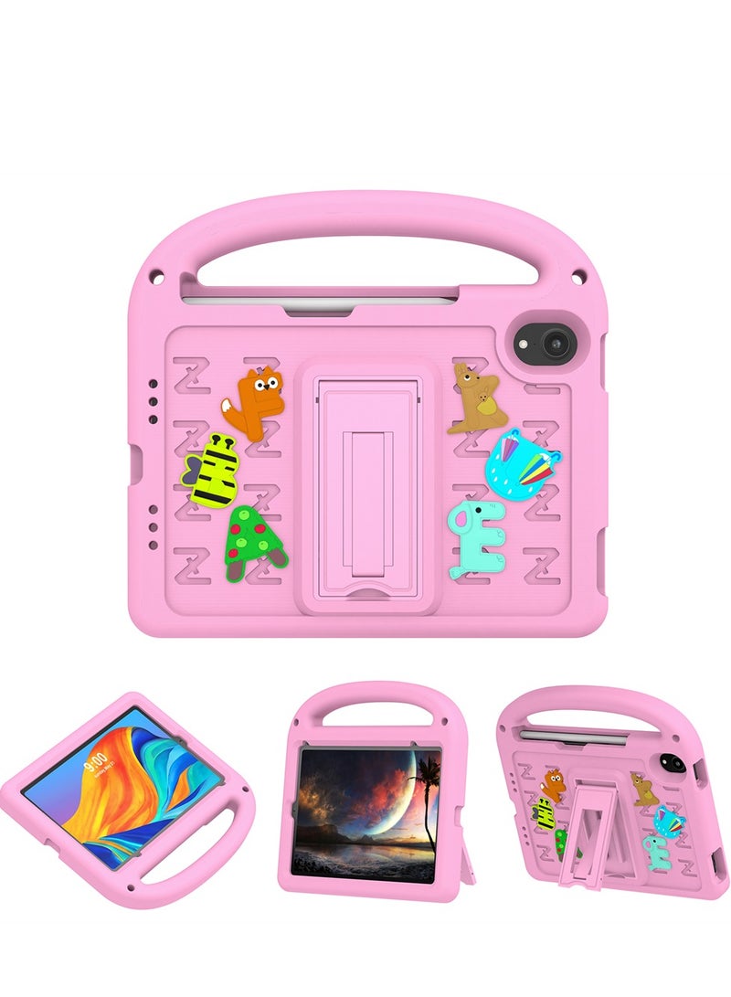 حافظة آيباد ميني 6/ميني 7 للأطفال، غطاء حماية مقاوم للصدمات مع حزام كتف وحامل - Image 1