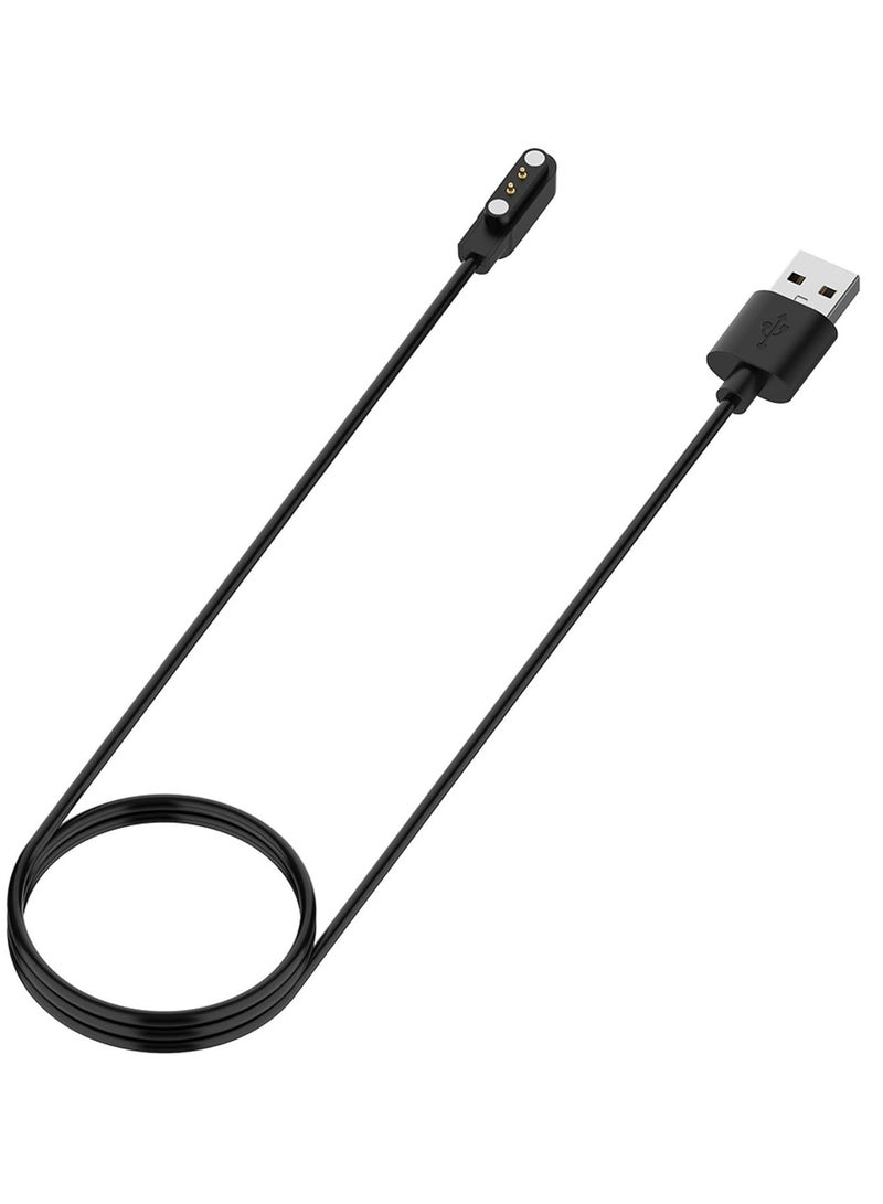 Compatible with CMF Watch Pro(D395) USB Charging Cable with Magnetic Charger Replacement Charging Dock Compatible with CMF Watch Pro2 Accessories (Black) - Image 1