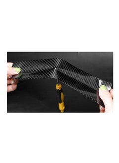 ALLKING K5D High Gloss Anti Scratch Black Carbon Fiber Paint Protection Film Tape PPF for Car Protection and Decoration - 2 Inches x 5 Meters  - Image 4