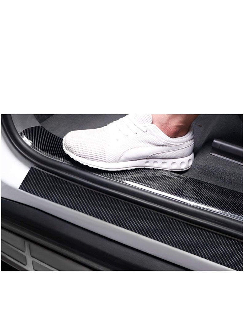 ALLKING K5D High Gloss Anti Scratch Black Carbon Fiber Paint Protection Film Tape PPF for Car Protection and Decoration - 2 Inches x 5 Meters  - Image 2