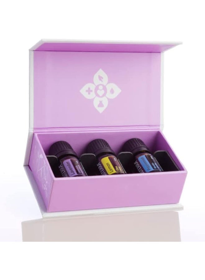 DoTerra مجموعة دوتررا 3 من الزيوت الأساسية الأمريكية المعتمدة CPTG في علبة واحدة - Image 1