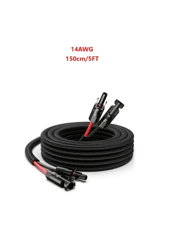 14 MC4 Extension Cable 20FT Weather Resistant Flame Retardant Twin Wire For RV - Image 4