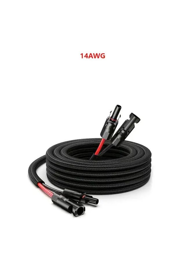 14 MC4 Extension Cable 20FT Weather Resistant Flame Retardant Twin Wire For RV - Image 2