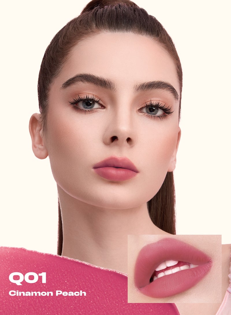 كولوركي 4.5 جرام من ملمع الشفاه المخملي متعدد الاستخدامات، ملمع شفاه الخدود متعدد الاستخدامات، أحمر خدود الخدود، كريم بودنغ دبق، ملمس مخملي ناعم، لون شفاه الخدود Q01 - Image 2