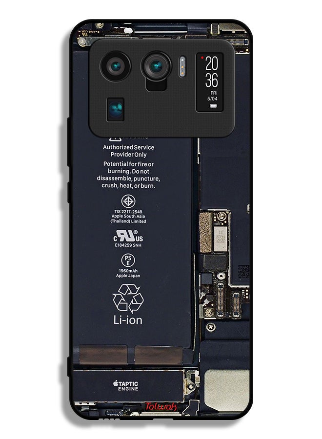 Tolwak Xiaomi Mi 11 Ultra Protective Case Cover Phone Circuit Pattern - Image 2