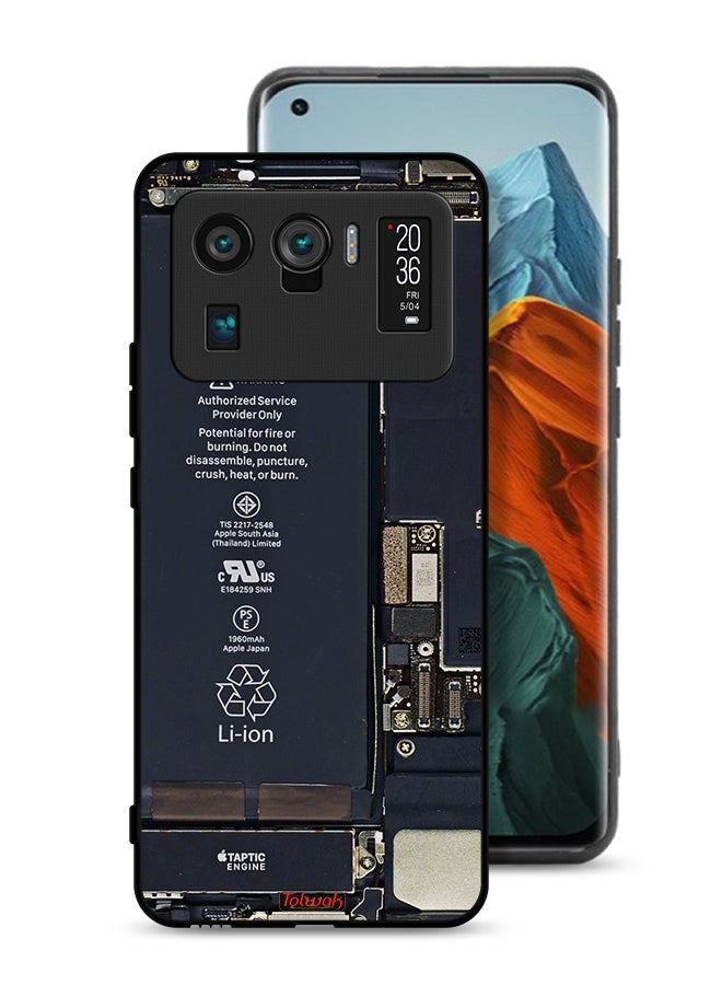 Tolwak Xiaomi Mi 11 Ultra Protective Case Cover Phone Circuit Pattern - Image 1