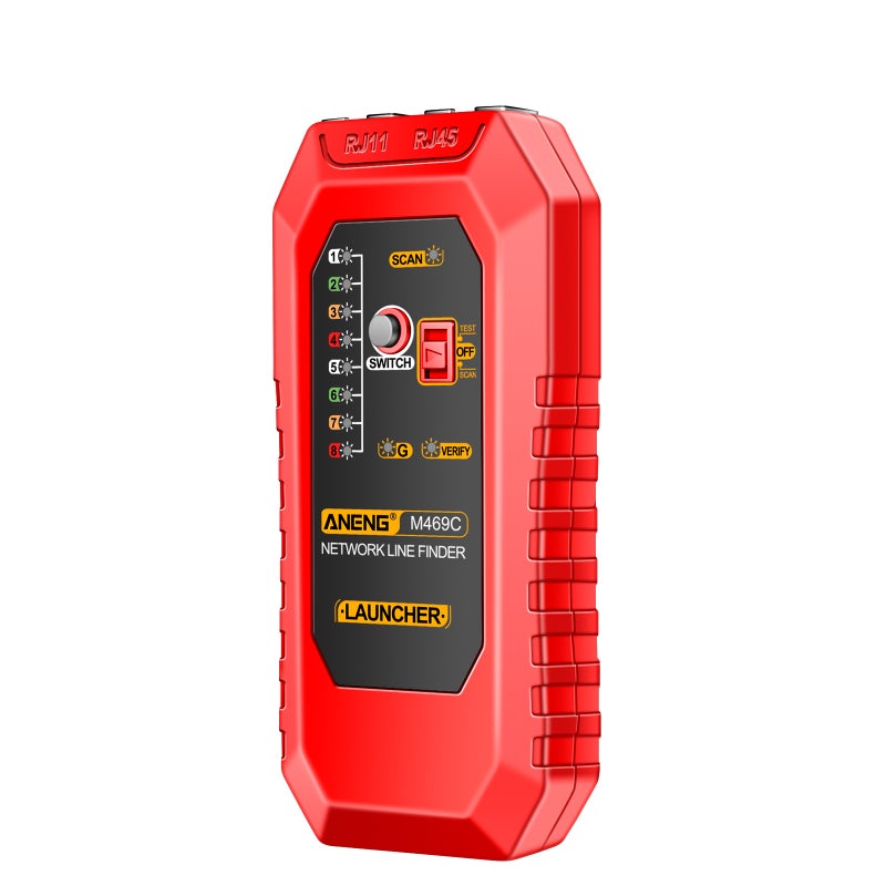 ANENG M469C Multifunction Network Cable Finder RJ45 RJ11 LAN Cable Tester Networking Tool Wire Tracker Receiver Trace Measure Network Repair Analyzers - Image 4
