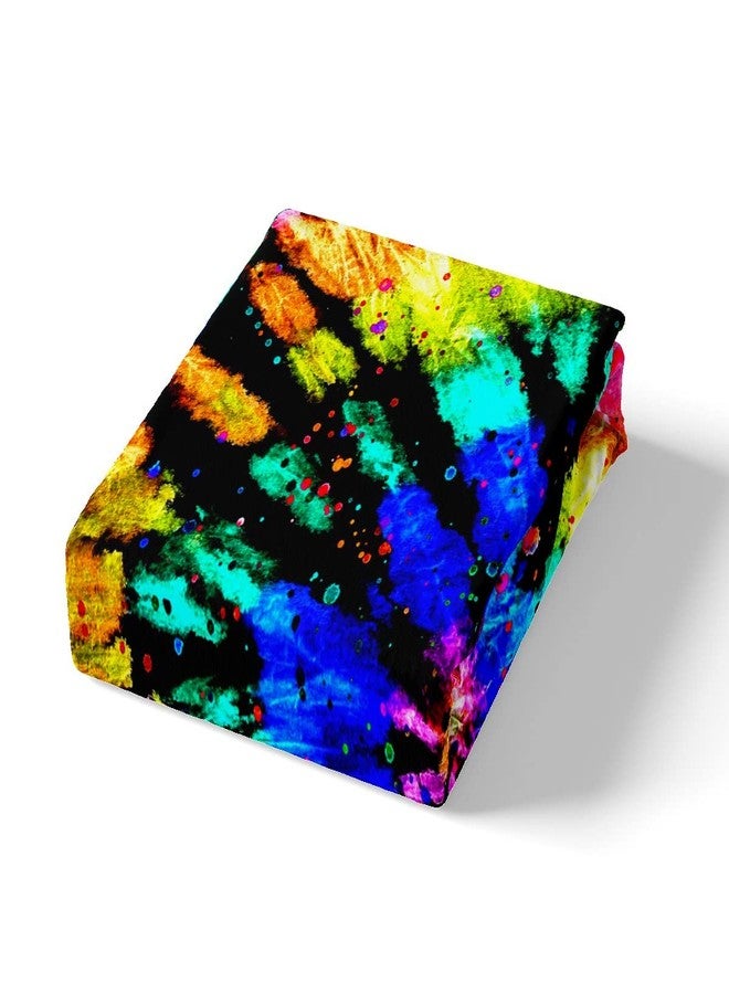 Feelyou Tie Dye Bedding Set Boho Hippie Tie Dye Duvet Cover Set for Kids Boys Girls Teens Watercolor Marble Comforter Cover Rainbow Psychedelic Swirl Bed Bedroom Decor Quilt Full Size (No Comforter) - Image 5