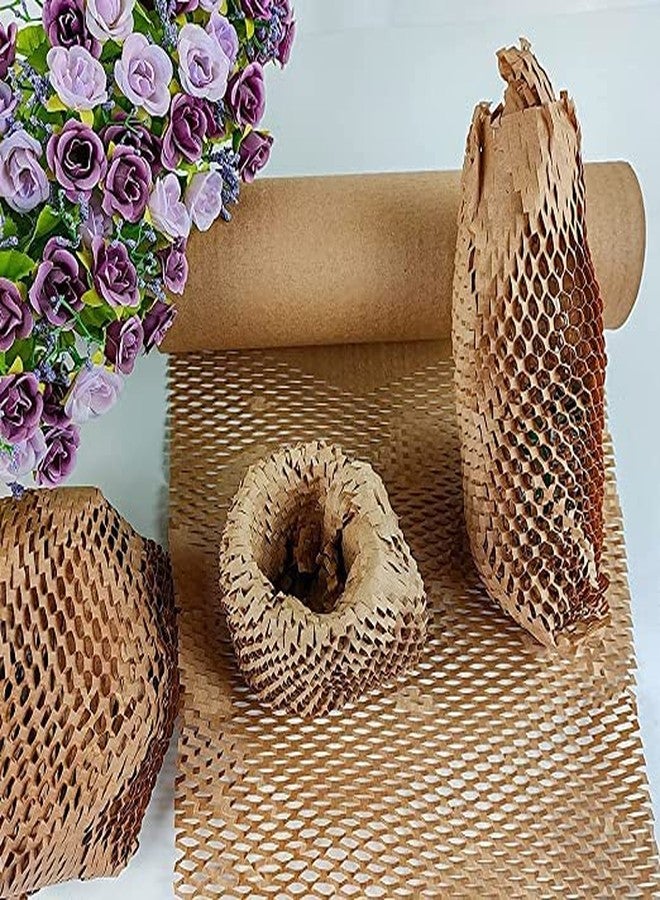 Box Brother Box Brother Bubble wrap Roll || Ecofriendly Paper Bubble Wrap || Honeycomb Kraft Paper Bubble Wrap Packaging Roll (15 Inches x 20 Meter) - Image 1