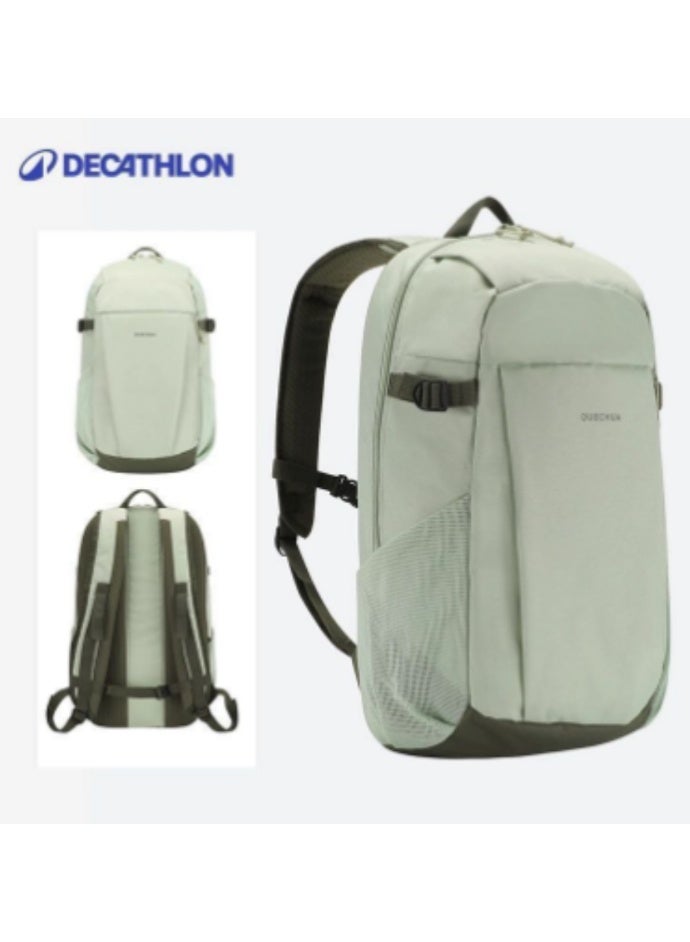 Decathlon Light Green and Dark Green Sports Backpack