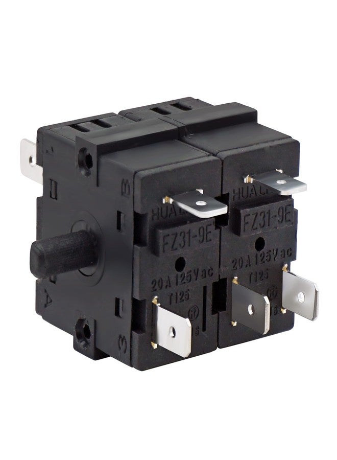 Maigoo مفتاح دوار FZ31-9E ذو 11 دبوسًا و7 أوضاع، متوافق مع مقلاة الهواء Cuisinart TOA-60، ومفتاح اختيار الوظائف FZ31-10 مناسب لفرن الهواء Beelicious Oven Geek Chef fm9001e - ضمان لمدة عام - Image 1