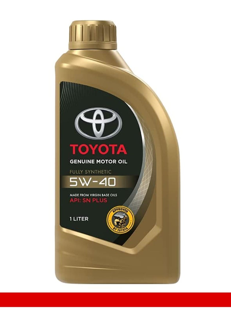 تويوتا زيت محرك تويوتا الأصلي 5W-40 – حماية موثوقة وأداء فائق للمحرك / كرتون ( 12عبوة * ١لتر ) - Image 2