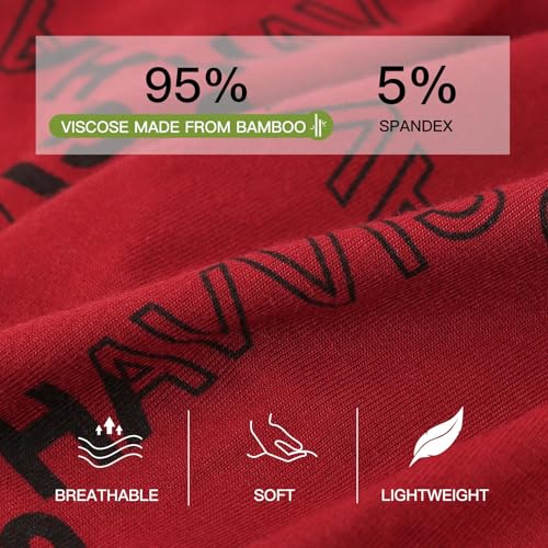 HAVVIS Men's Performance Underwear Boxer Briefs Soft Comfortable Bamboo Viscose Underwear for Men Multipack (L, Boxer Briefs : A02-9 Pack) - Image 5