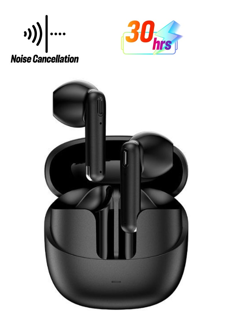 RIVERSONG Airfly L1 True Wireless Earbuds, HD Stereo Sound, 30H Battery, ENC Noise Cancellation, IPX5 Waterproof, Voice Assistant , Black  - Image 1