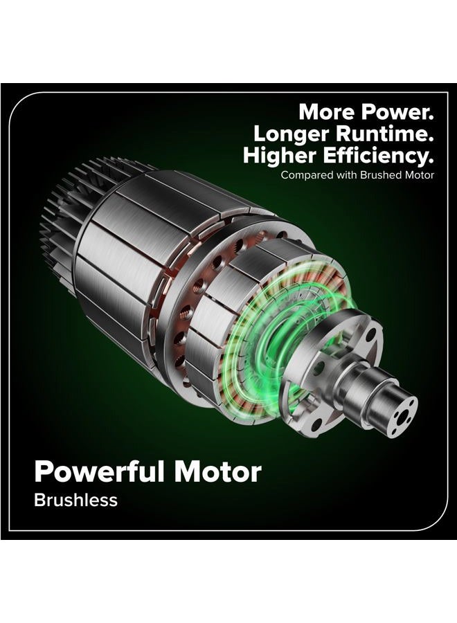 Greenworks 24V Brushless Power Tools Combination 5pcs Drill/Driver + Impact Driver + 6.5" Circular Saw + Flashlight 200LM 4.0AH + - Image 5