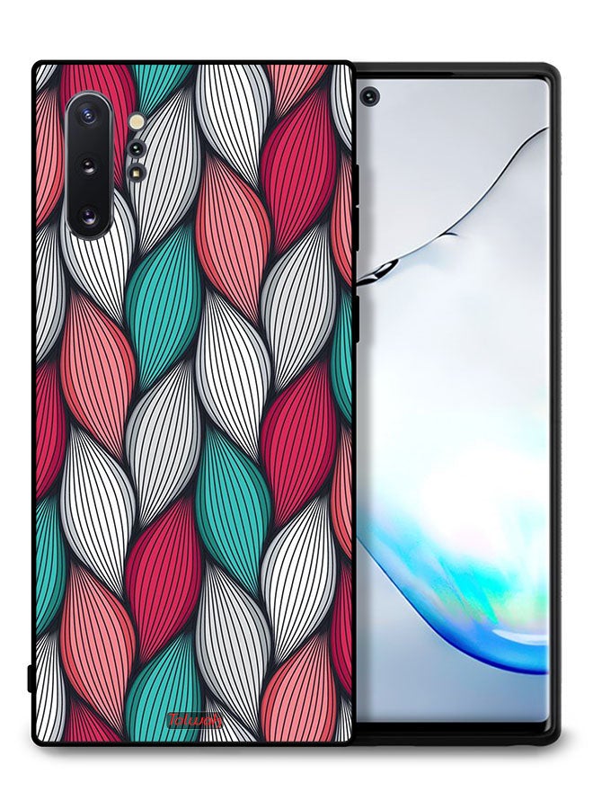 Tolwak Samsung Galaxy Note 10 Plus Protective Case Cover Feather Pattern - Image 1