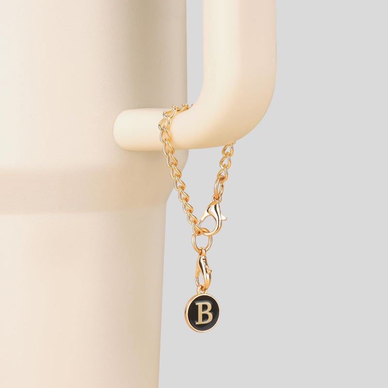 MaxBase إكسسوارات سحر الحروف من ماكس بيس لكأس ستانلي، 2 قطع زينة شخصية باسم الحرف ID لكوب ستانلي 30 و40 أونصة مع مقبض (الحرف A) - Image 3