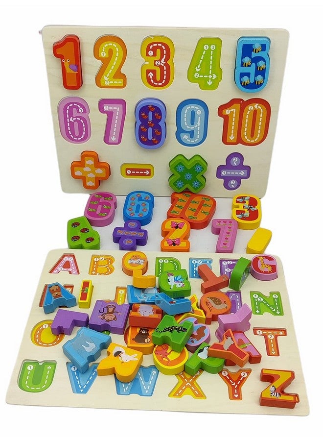 فنبلاست ألغاز خشبية لتعليم الأرقام من فن بلاست للأطفال، أولاد وبنات (متعددة الألوان) - Image 4