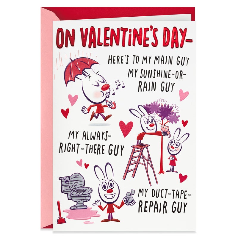 Hallmark Funny Valentine's Day Card for Husband (Great Guy Poem) - Image 1