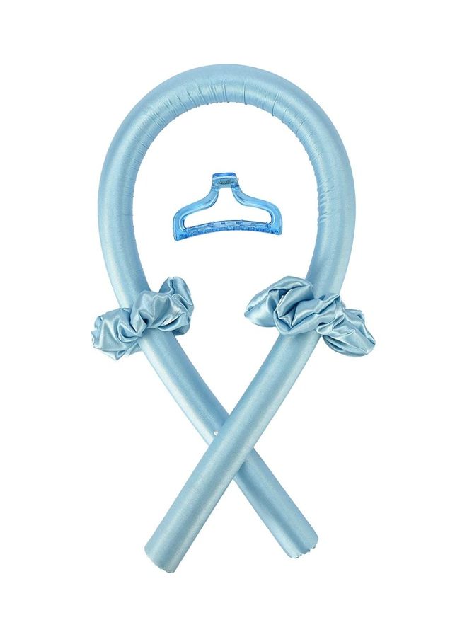 NIBEMINENT Heatless Curling Rod Headband Set Blue - Image 1