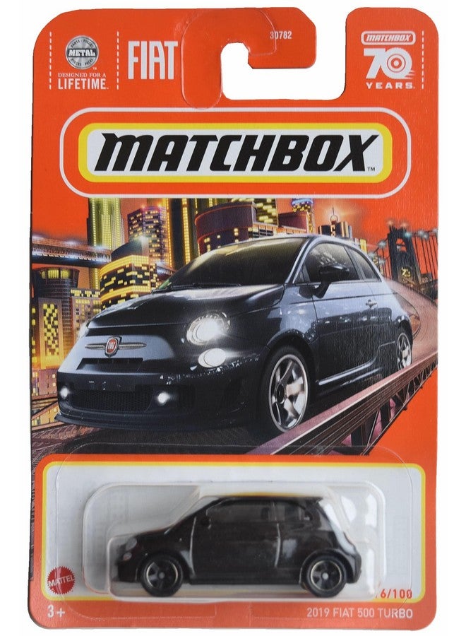 MATCHBOX Matchbox 2019 Fiat 500 Turbo, Black 16/100 