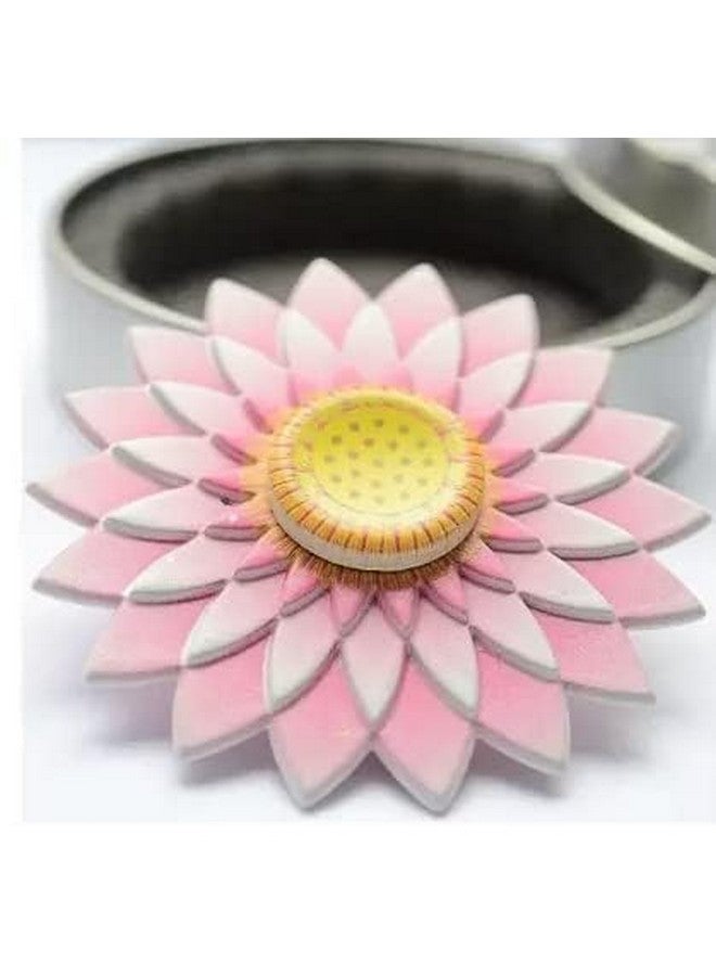 بريمسونس لعبة مكتب بريمسونز® هاند سبينر - لعبة حسية عالية السرعة تدور بسلاسة بالإصبع لتخفيف التوتر للأطفال والكبار - هدية لحفلات أعياد الميلاد - معدنية - دوار الشمس - Image 4