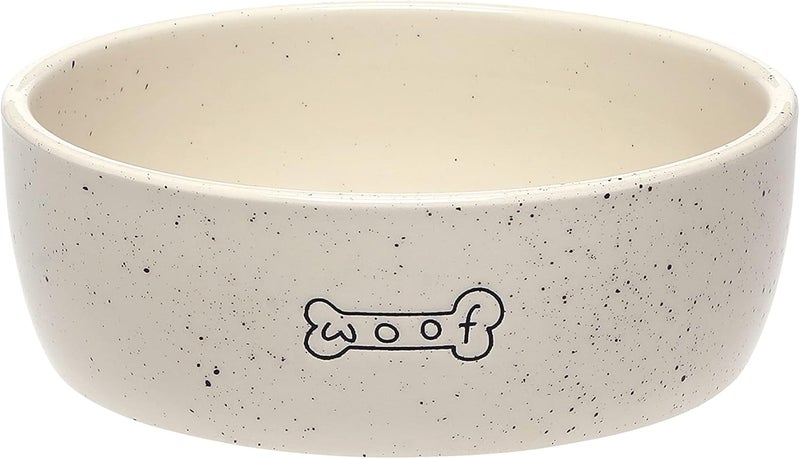 pearhead وعاء سيراميك للكلاب من بيرهاد هدايا لمالكي الحيوانات الأليفة يحمل 3 أكواب هدية للكلب وعاء ماء وطعام آمن للاستخدام في الميكروويف وغسالة الصحون - Image 1
