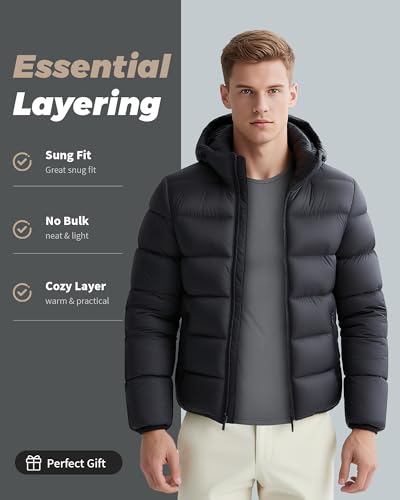 WEERTI Thermal Underwear for Men Long Johns with Fleece Lined Base Layer Men Cold Weather Top Bottom Grey - Image 4