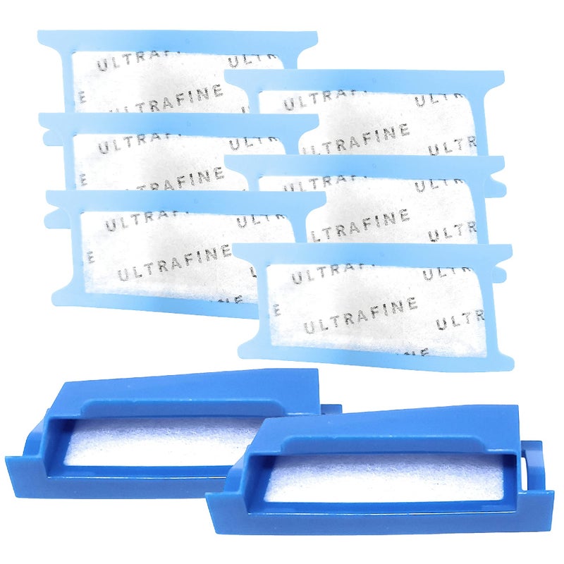 MARS WELLNESS طقم فلتر CPAP متميز متوافق مع جهاز Philips Respironics Dreamstation CPAP مصنوع في الولايات المتحدة الأمريكية حزمة كومبو شاملة تتضمن 2 فلتر قياسي و 6 فلتر فائق الدقة 2 حبوب لقاح 6 فائق الدقة