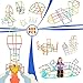 Ggiibro Straw Constructor Toys 600Pcs STEM Building Toy Interlocking Plastic Engineering Thin Tube Blocks Educational Kit for 3 4 5 6 7years Kids Boys and Girls Gift Preschool Toy with Storage Box - Image 2