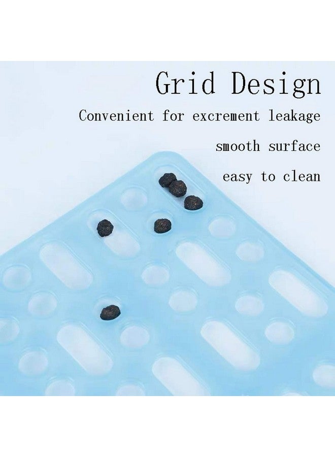 Hamiledyi 4 Pcs Rabbit Cage Mats Small Animal Plastic Feet Pads Floor Mat for Pet Cats Dogs Bunny Hamster Rat Chinchilla Guinea Pig - Image 4