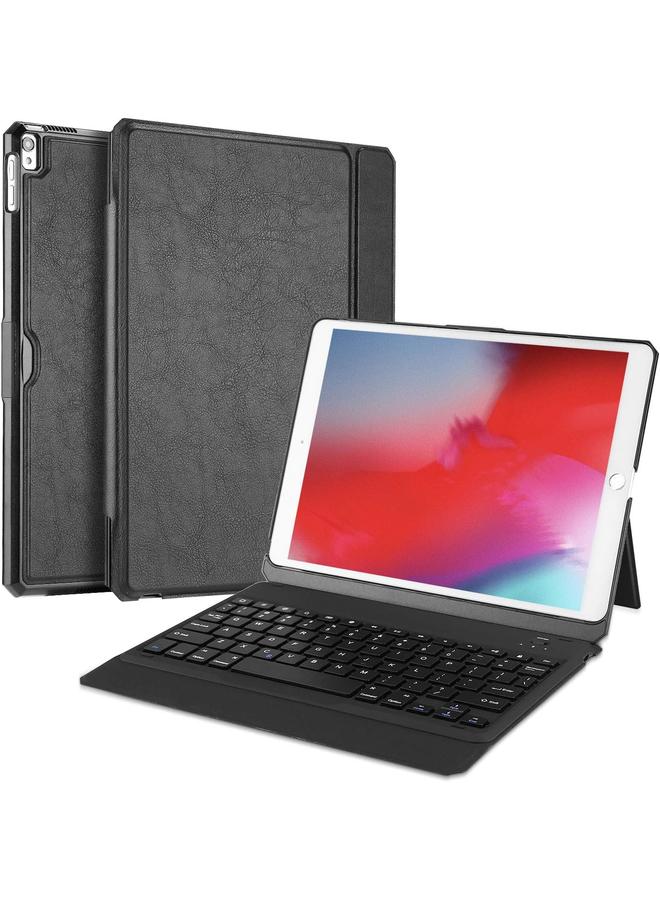 Procases Keyboard Case Ipad Air 3 Ipad Pro 10.5 Keyboard Cover With Stand Slim Detachable Keyboard For Ipad Air 10.5" 3Rd Gen 2019 Ipad Pro 10.5" 2017 Black - Image 1