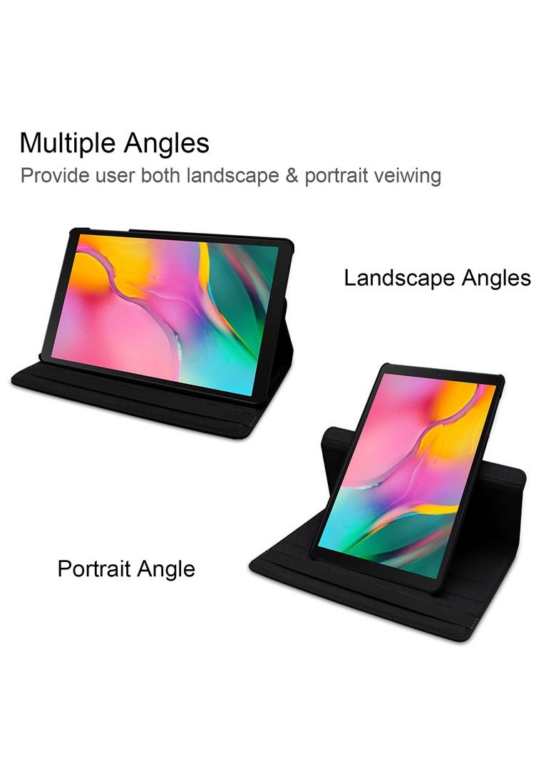 هواوي MatePad T10S أسود 360 درجة دوران الغطاء الواقي - Image 5